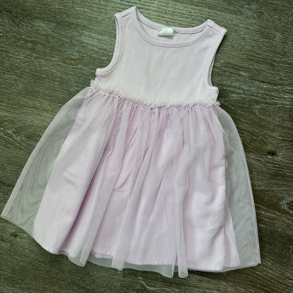 GAP Lavender Ribbed Tank Top Dress